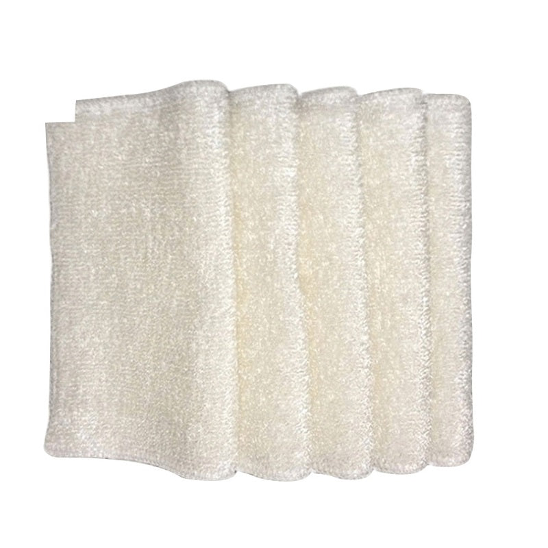 Eggshell White Bamboo Fibre Bar Cloths (5 pieces)